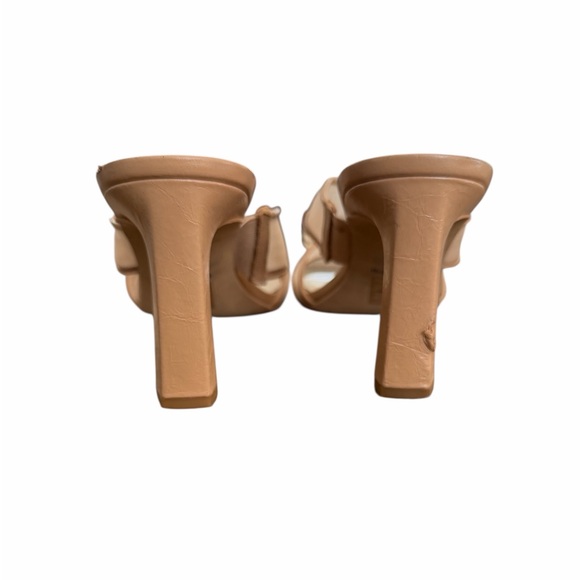 Dolce Vita Tan Mesh Heels - Picture 4 of 12